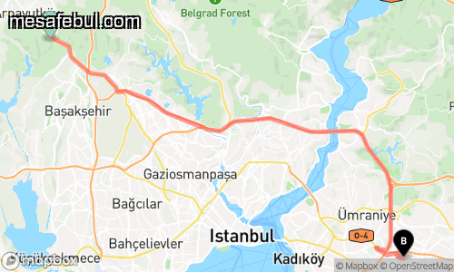 İstanbul Ataşehir İstanbul haritası