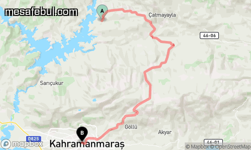 Kahramanmaraş Dulkadiroğlu Kahramanmaraş haritası